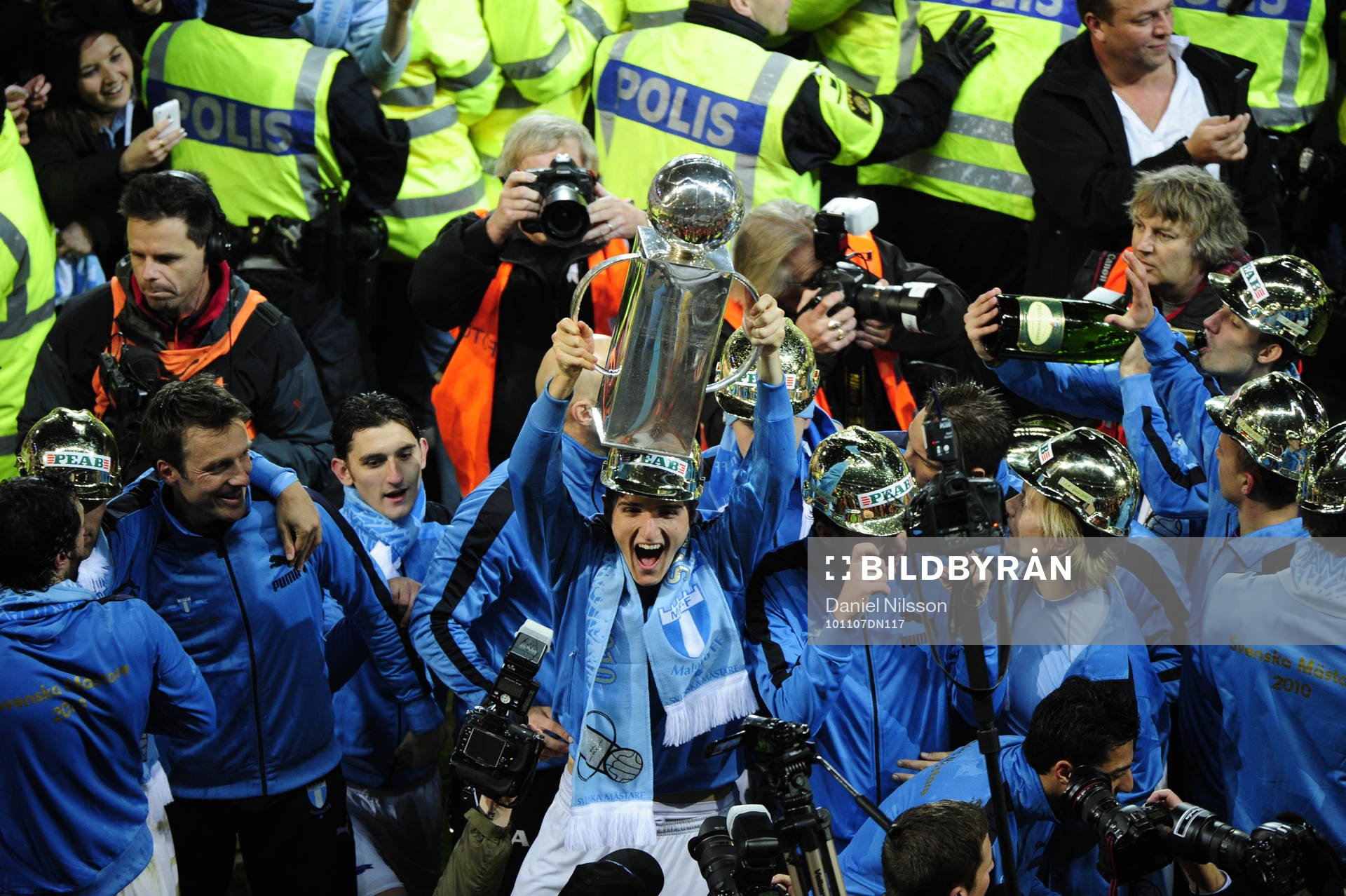 Svenska Mästare 2010, SM-guld, jubel, glädje, pokal