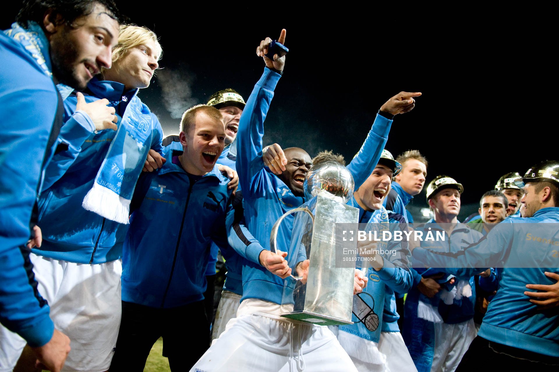 Svenska Mästare 2010, SM-guld, jubel, glädje, pokal