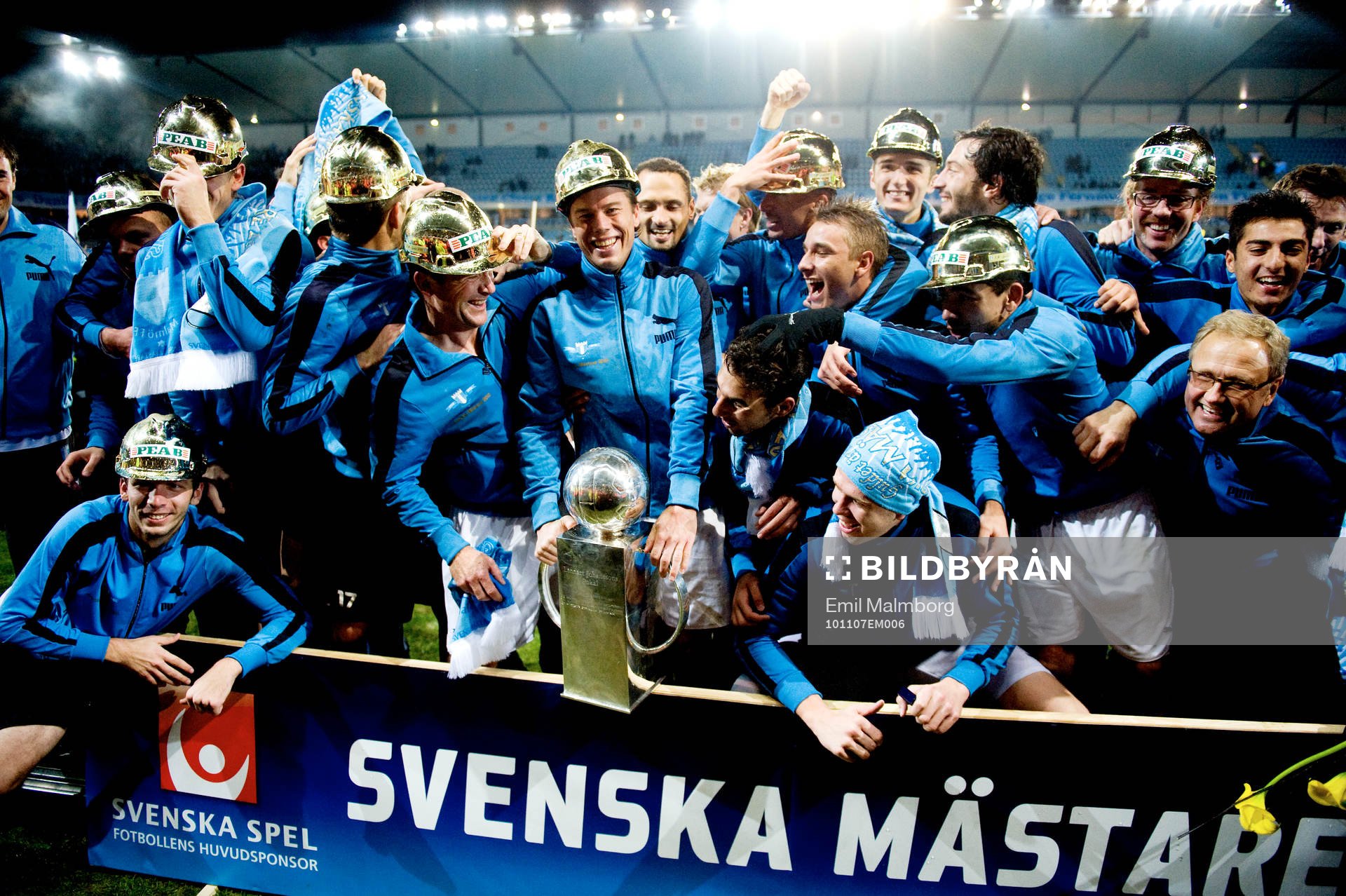 Svenska Mästare 2010, SM-guld, jubel, glädje, pokal
