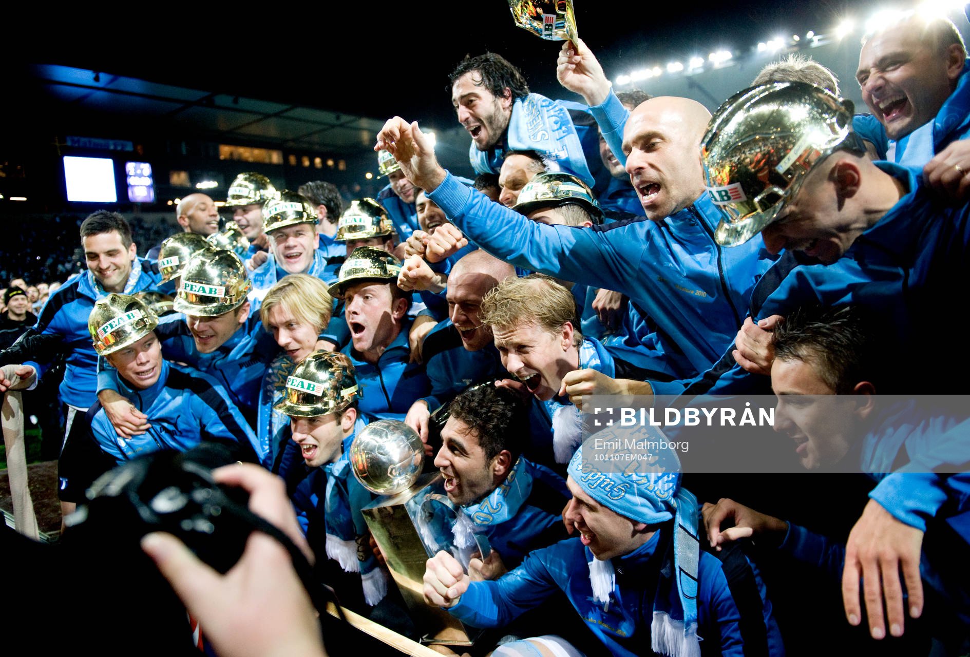 Svenska Mästare 2010, SM-guld, jubel, glädje, pokal