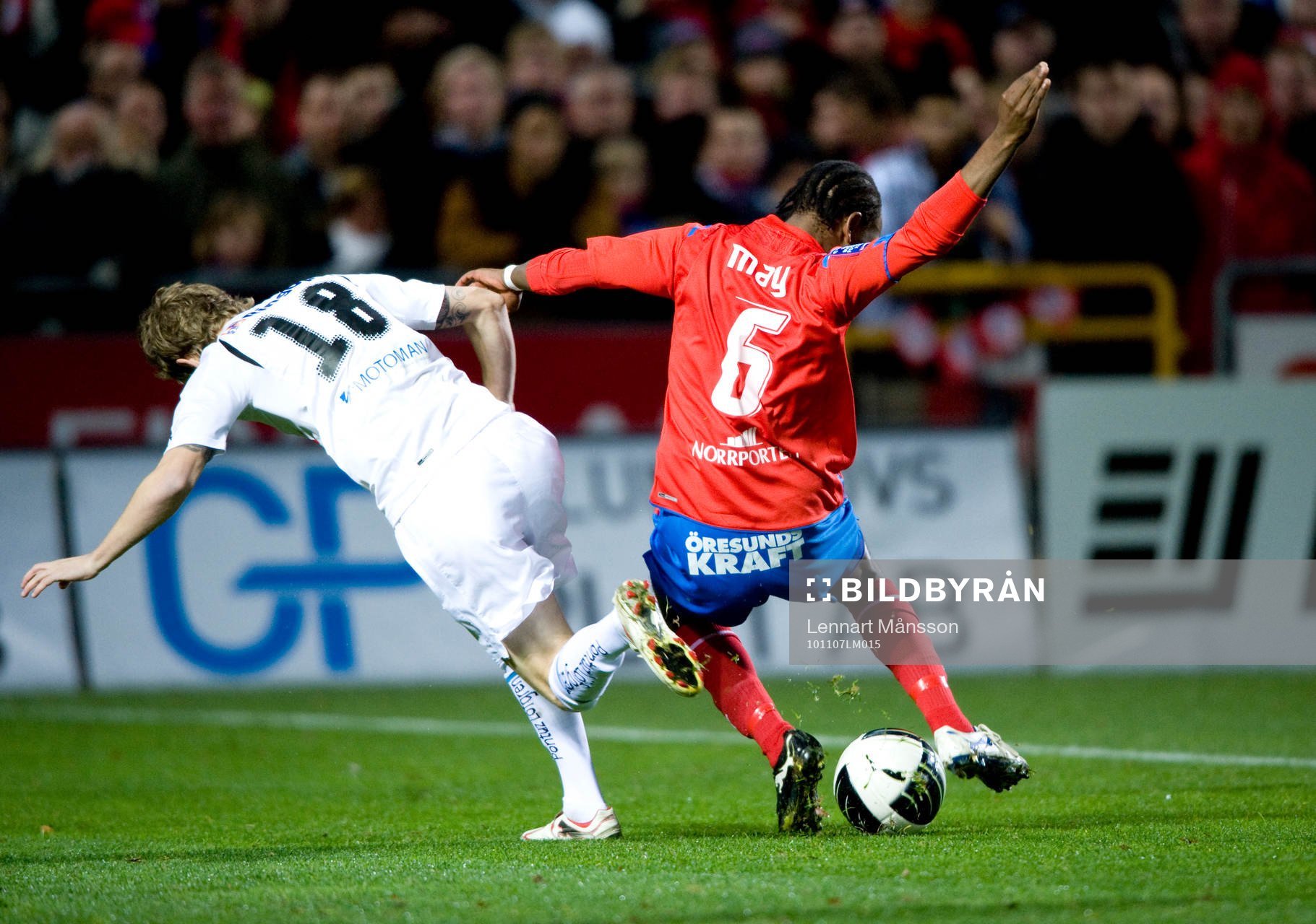 May Mahlangu, Helsingborg och Johan Bertilsson, Kalmar