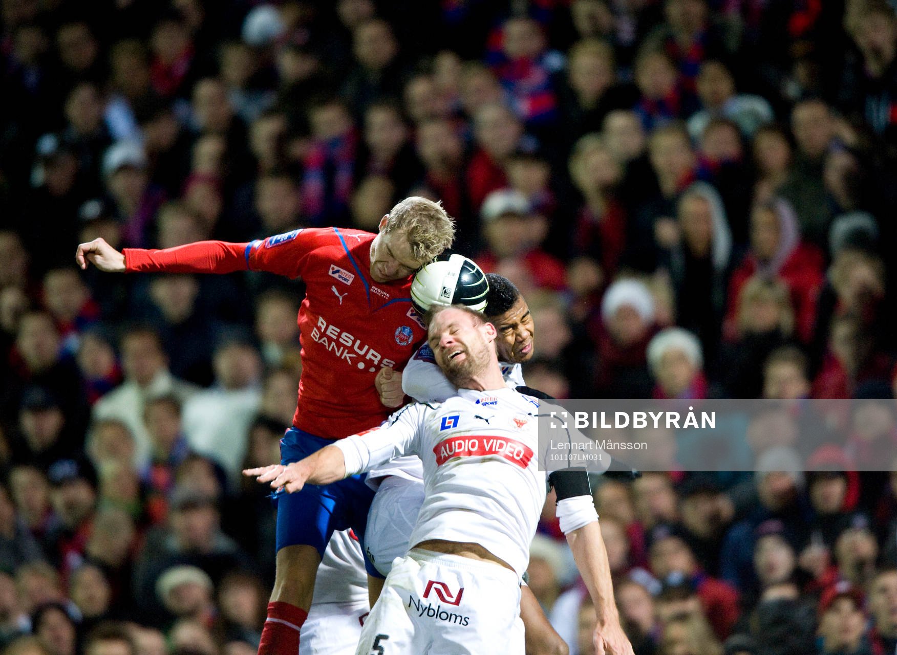 Marcus Nilsson, Helsingborg, nickduell med Tobias Carlsson,