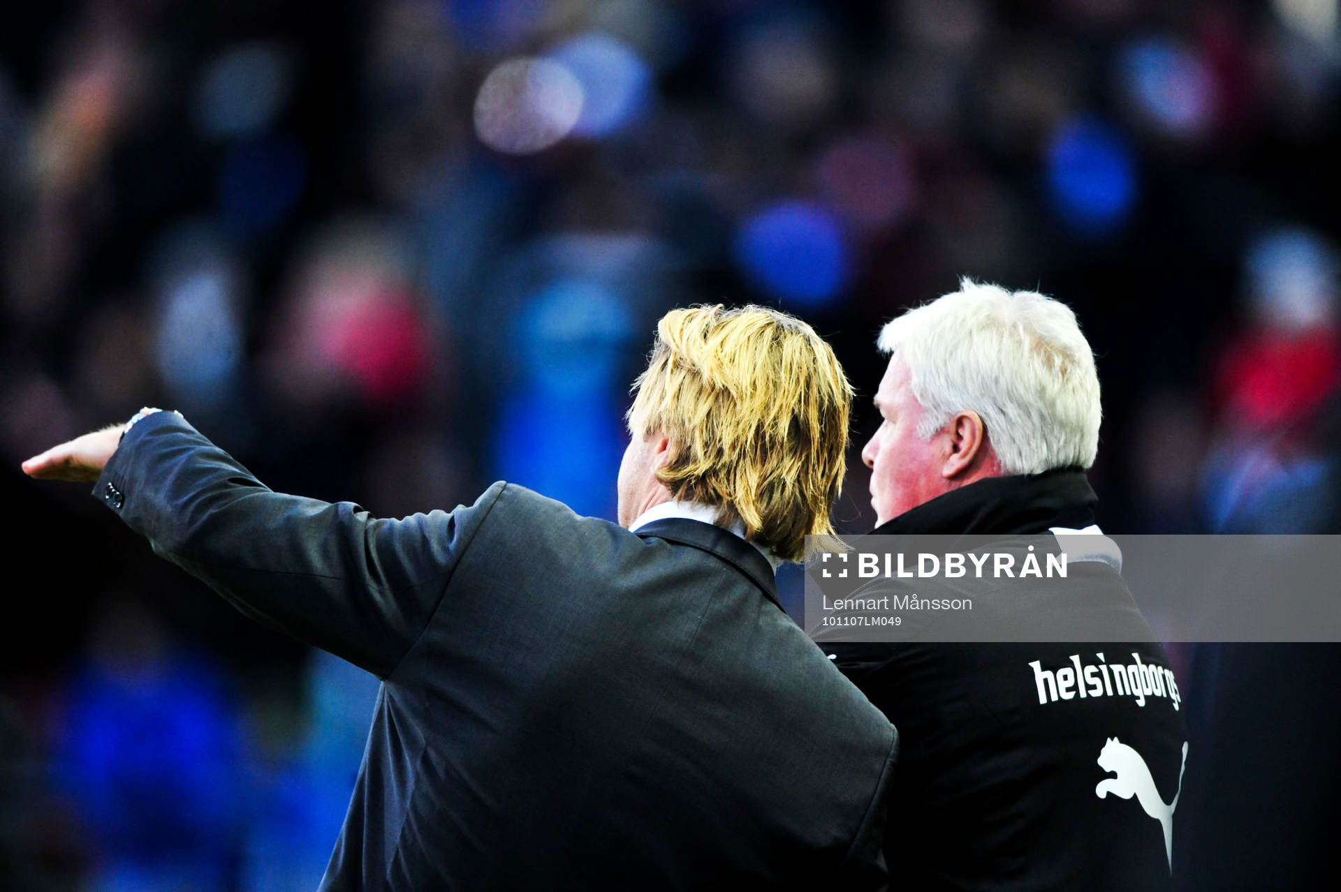 Jesper Jansson, sportchef och Conny Karlsson, tränare,