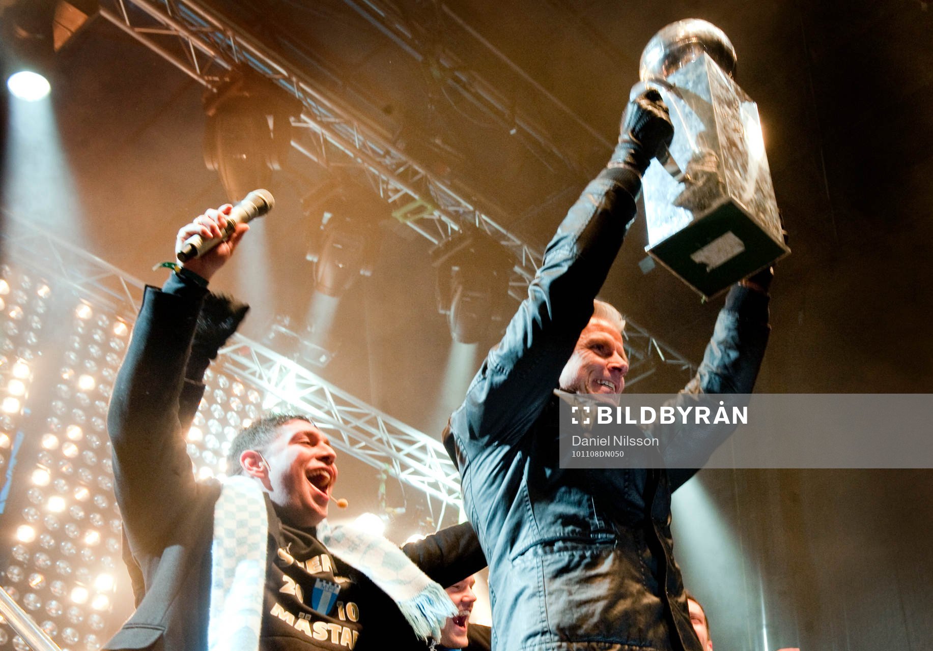 Svenska Mästare 2010, SM-guld, jubel, glädje. Roland