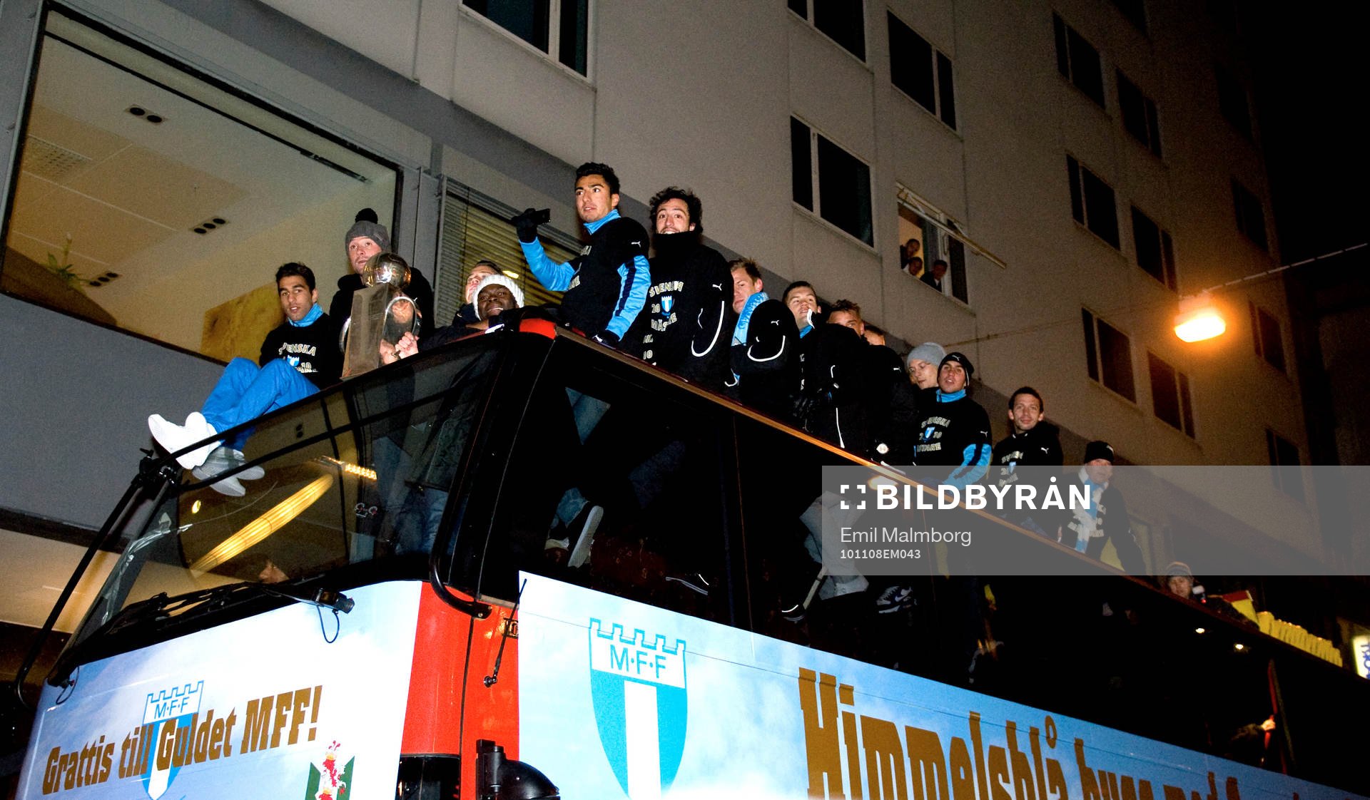 Svenska Mästare 2010, SM-guld, kortege