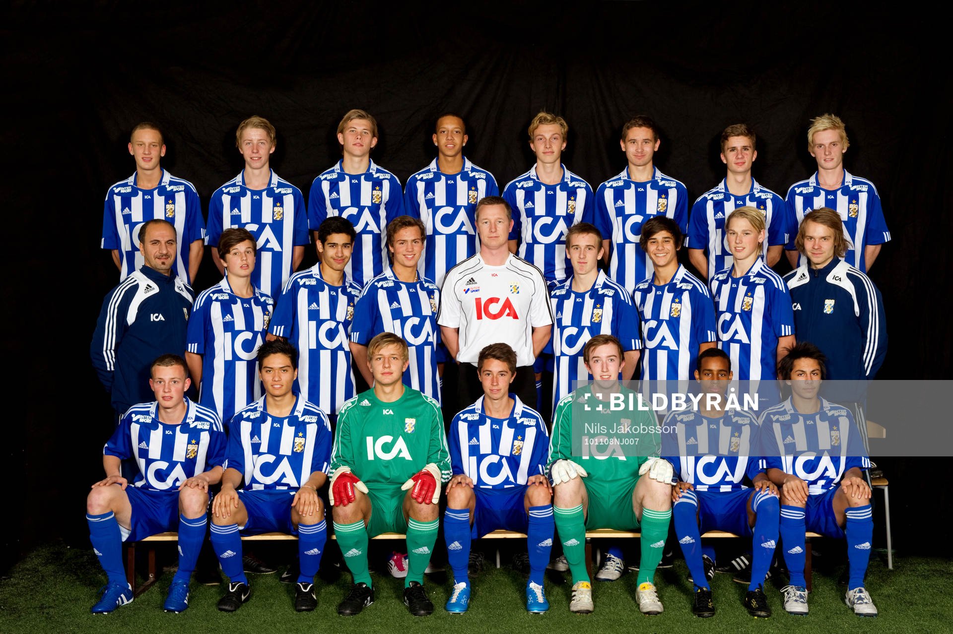 Fotboll, IFK Göteborg, lagbild, ungdom, junior