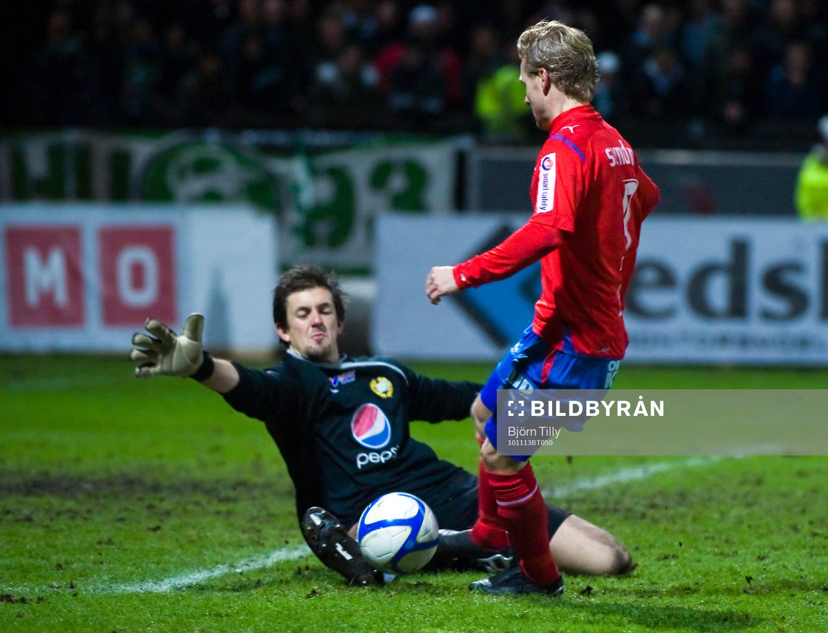 Johannes Hopf, målvakt, Hammarby och Erik Sundin,