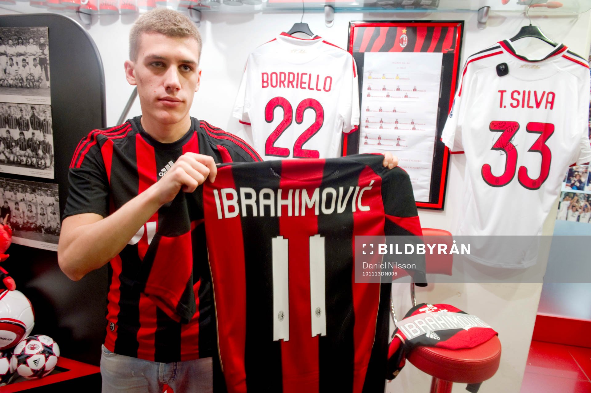 Fotboll, Italiensk liga, Serie A, Milan store, souvenir