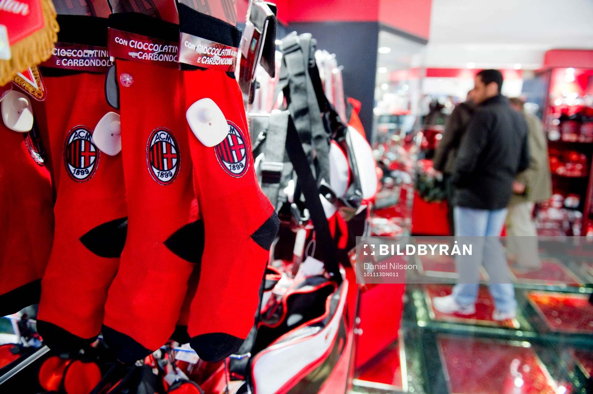 Fotboll, Italiensk liga, Serie A,  Milan store, souvenir