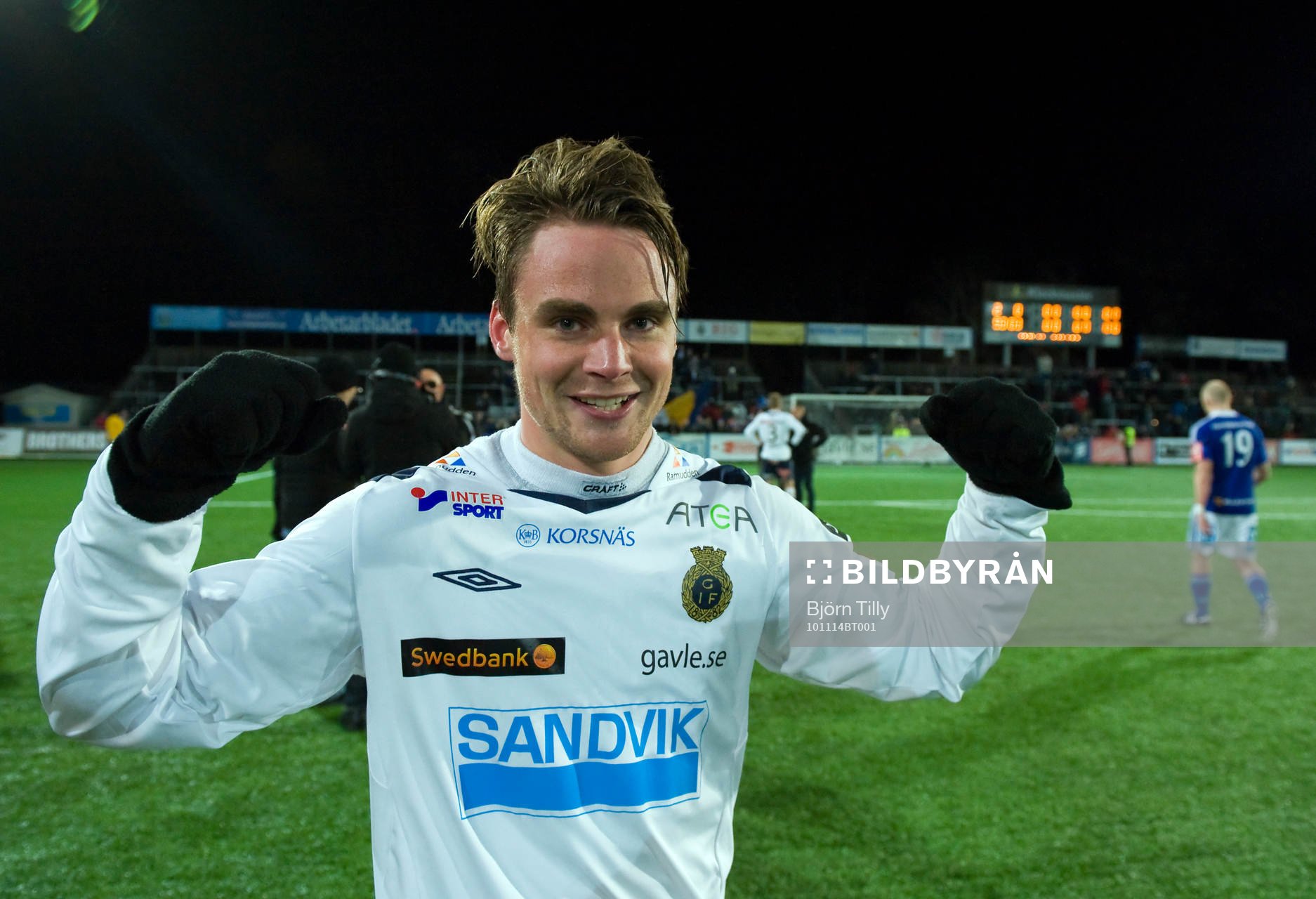 Matchvinnare Hjalmar Öhagen, Gefle