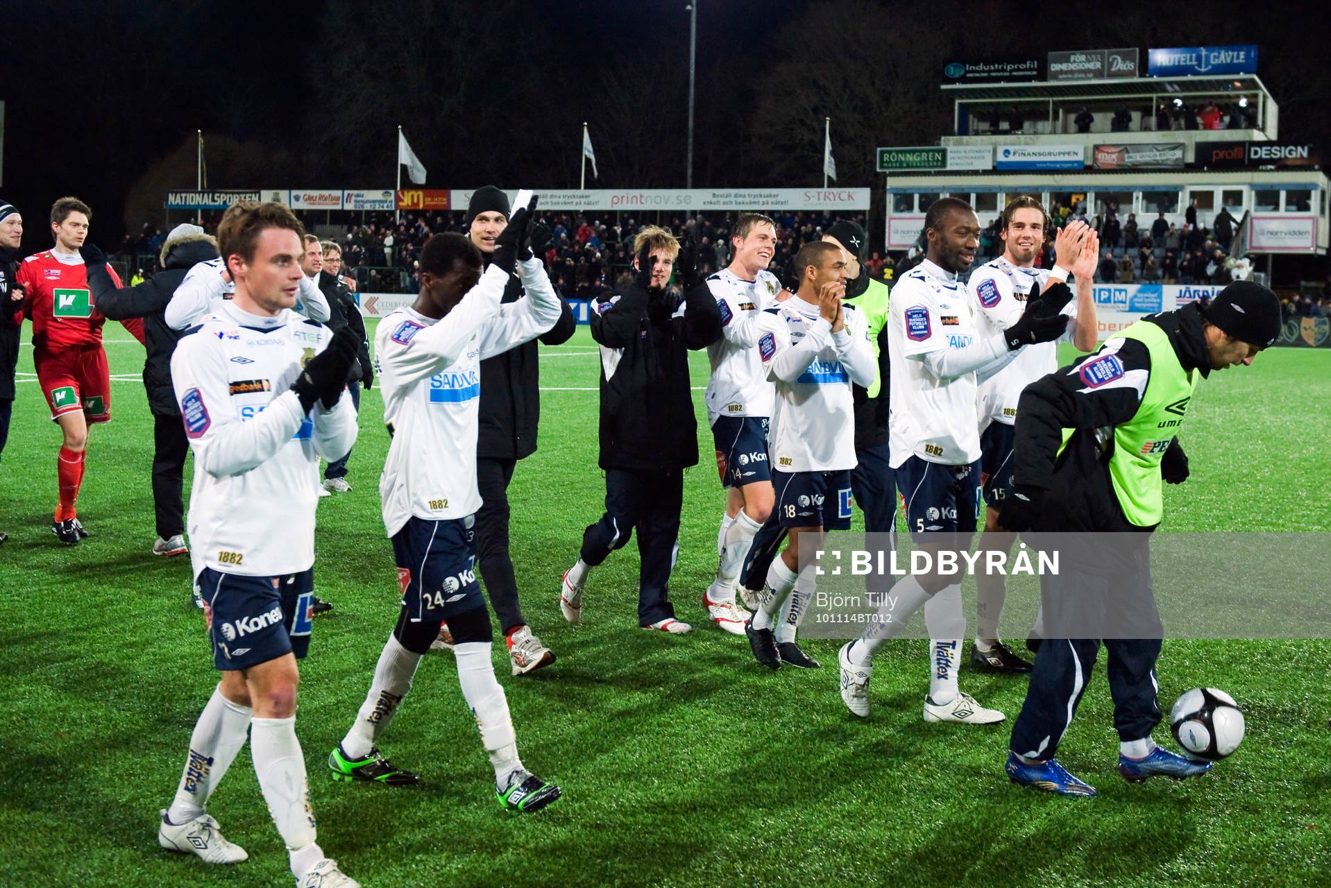 Gefle tackar publiken