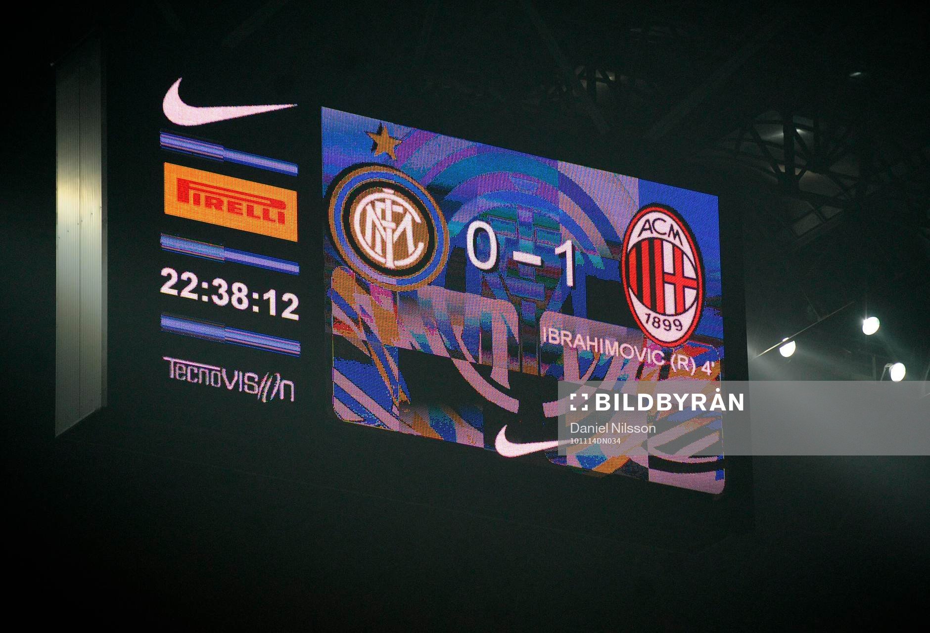Zlatan Ibrahimovic, Milan blev matchens enda målskytt