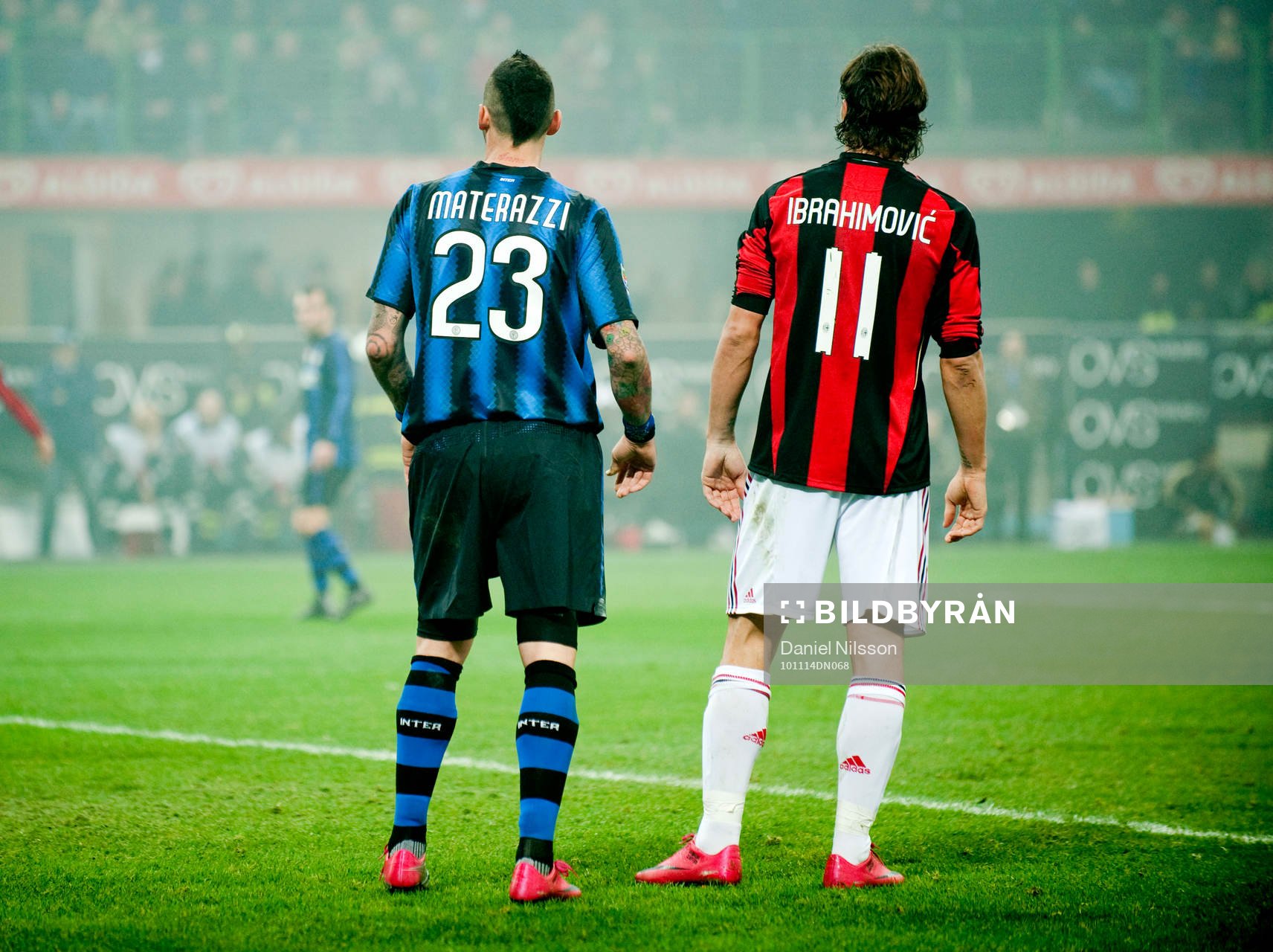 Zlatan Ibrahimovic, Milan och Marco Materazzi, Inter