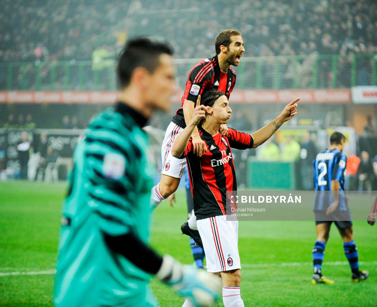 Zlatan Ibrahimovic, Milan jubel