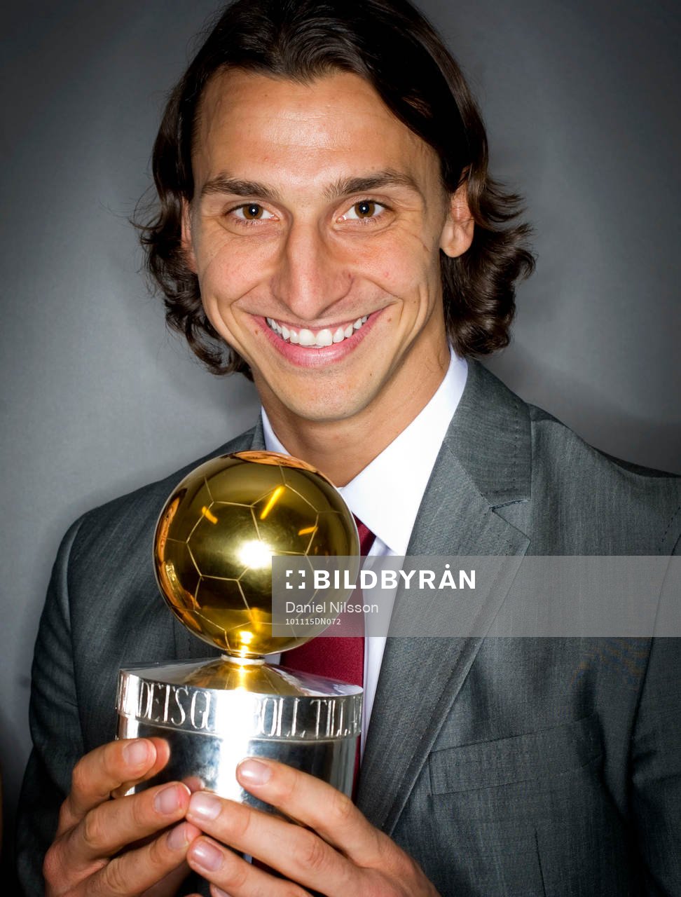 Zlatan Ibrahimovic fick guldbollen