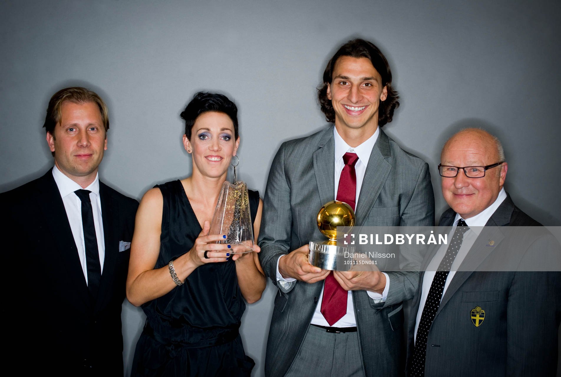 Zlatan Ibrahimovic fick guldbollen och Therese Sjögran