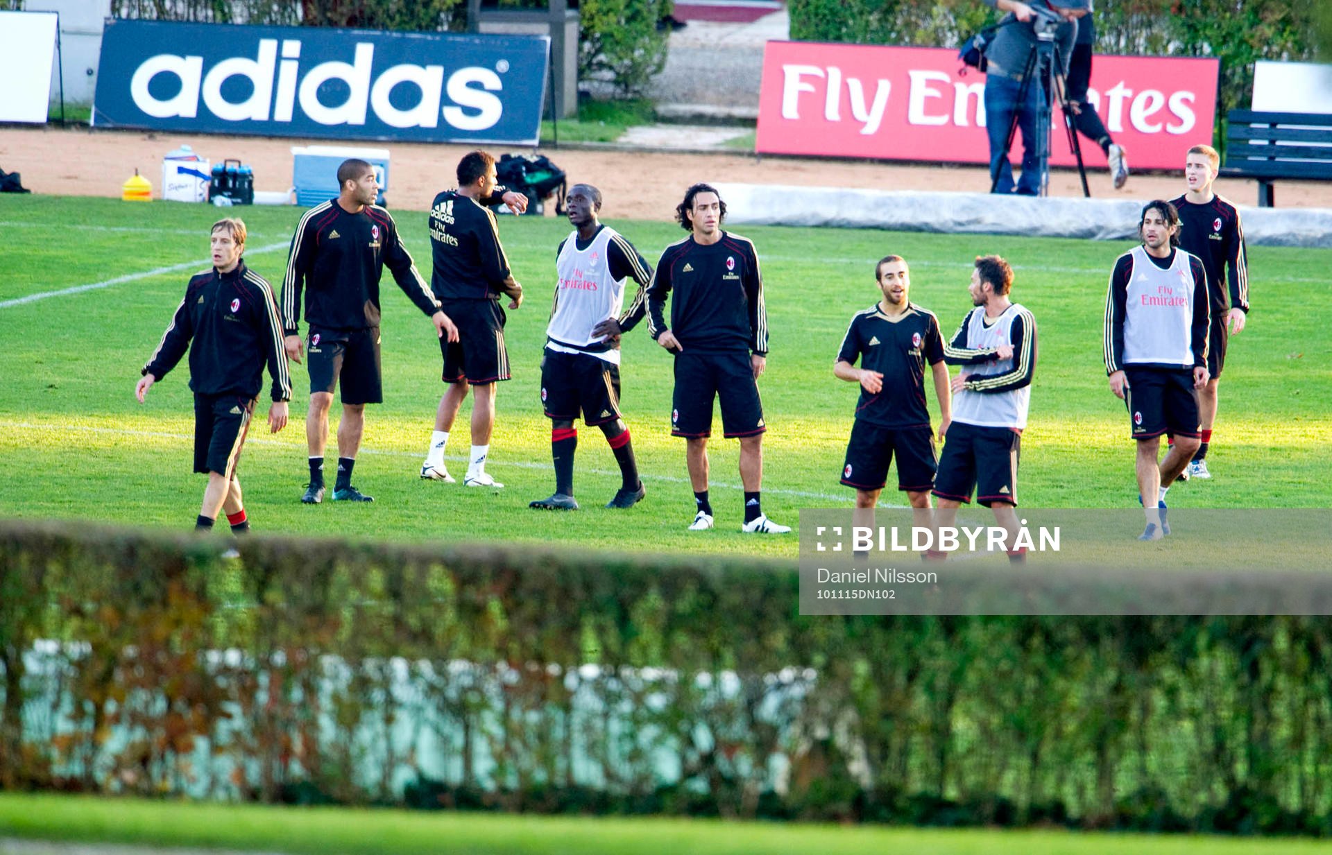 AC Milan tränar på Milanello