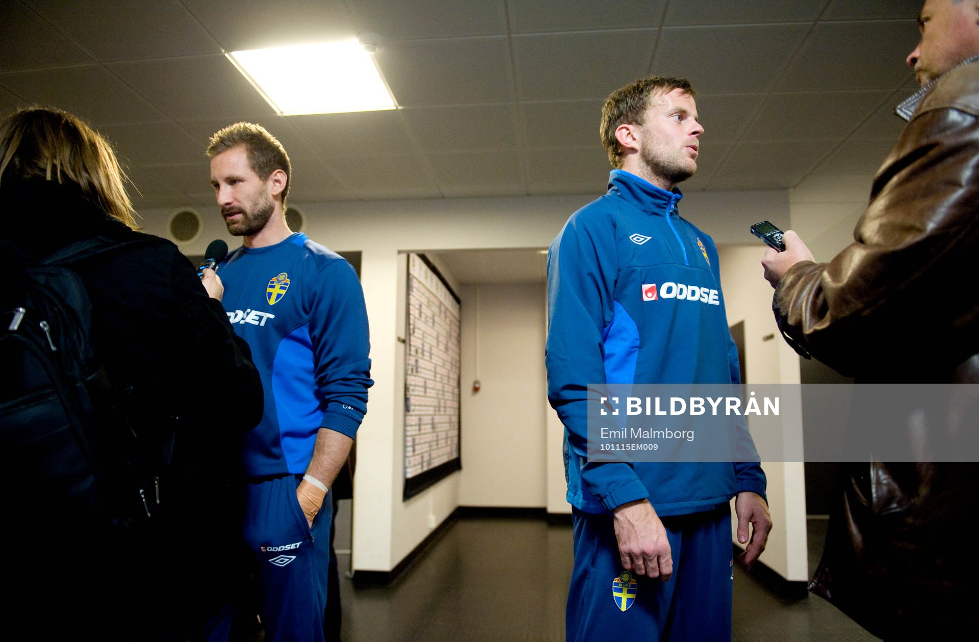 Johan Wiland och Mikael Antonsson