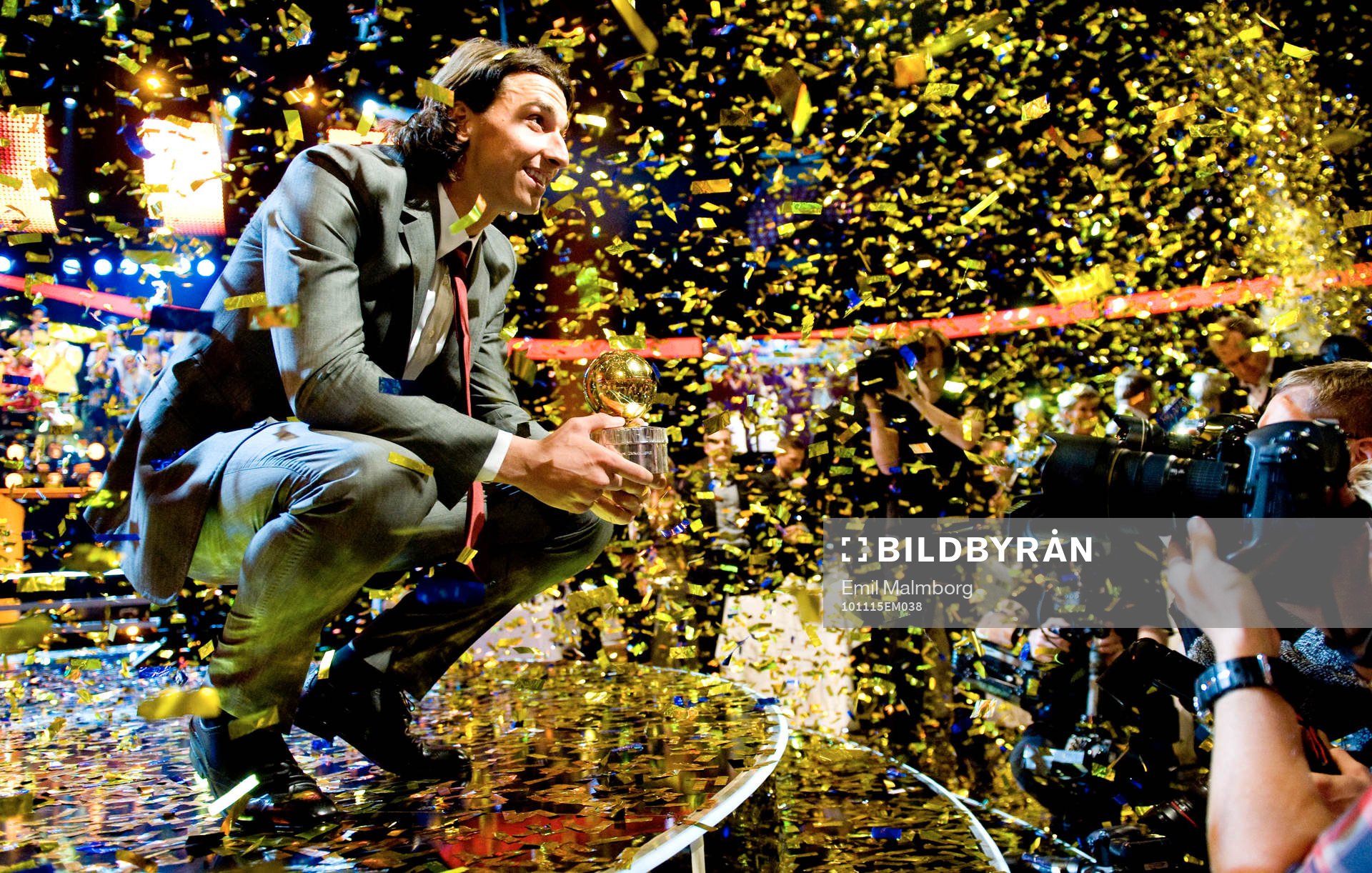Zlatan Ibrahimovic vinner guldbollen