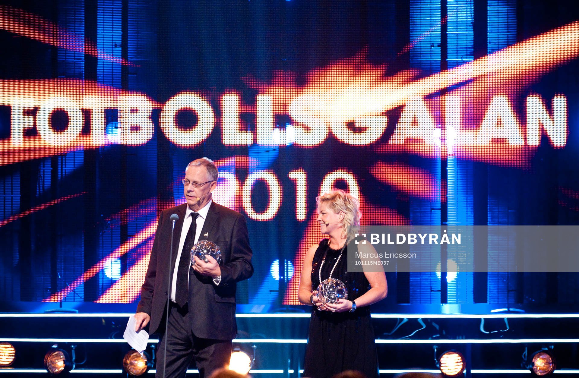 Årets tränare, Lars Lagerbäck och Marika Domanski Lyfors