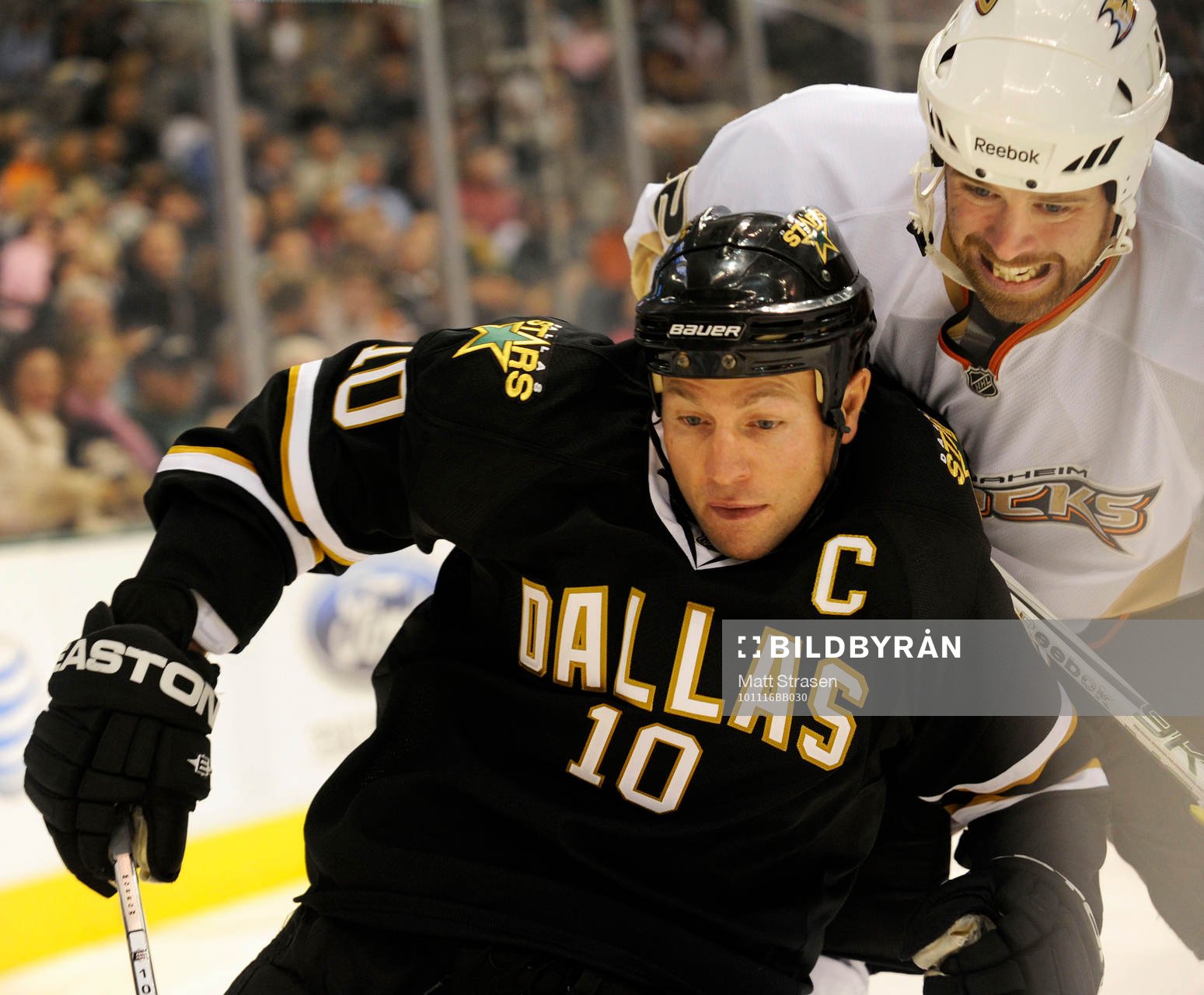 Brenden Morrow, Dallas och Todd Marchant, Anaheim