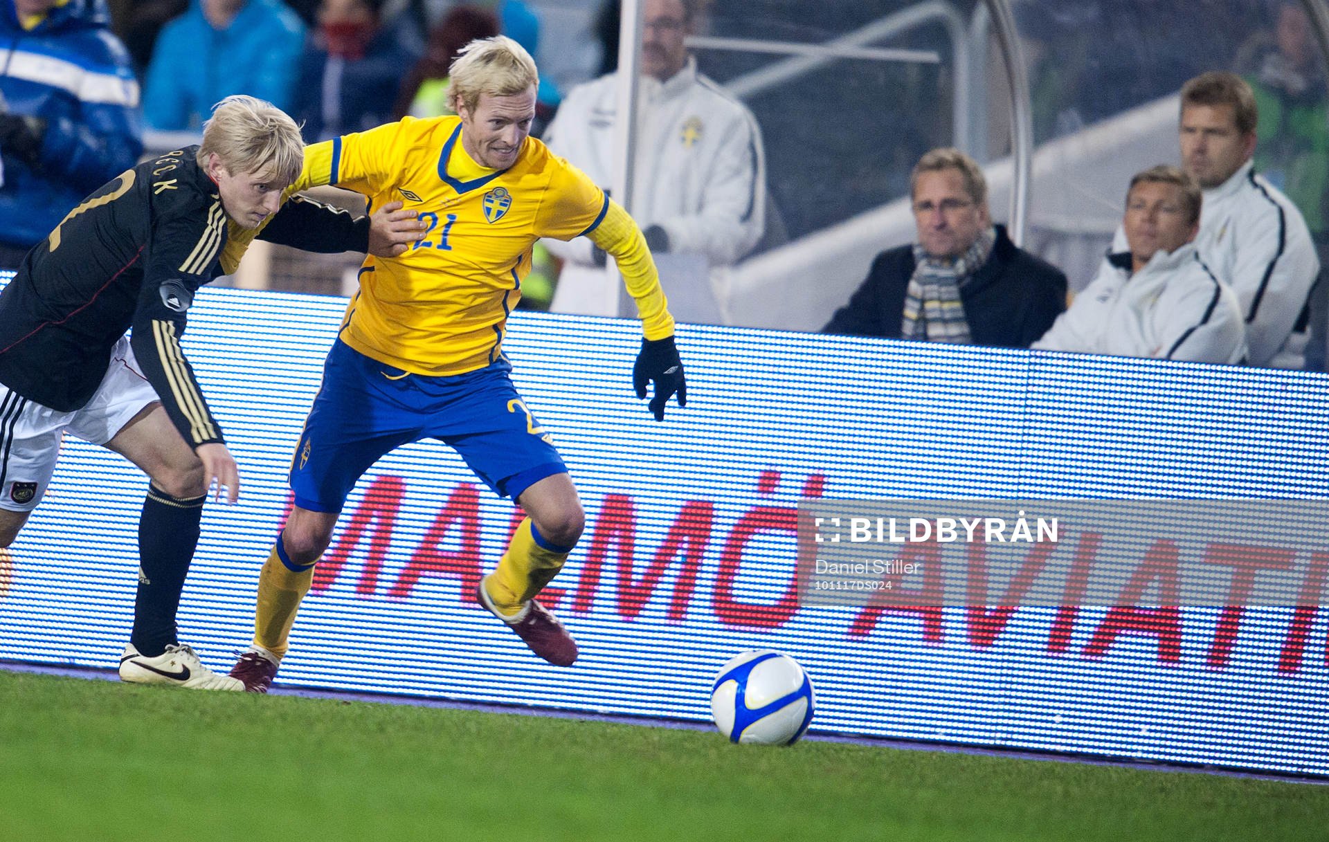 Christian Wilhelmsson, Sverige, Andreas Beck, Tyskland