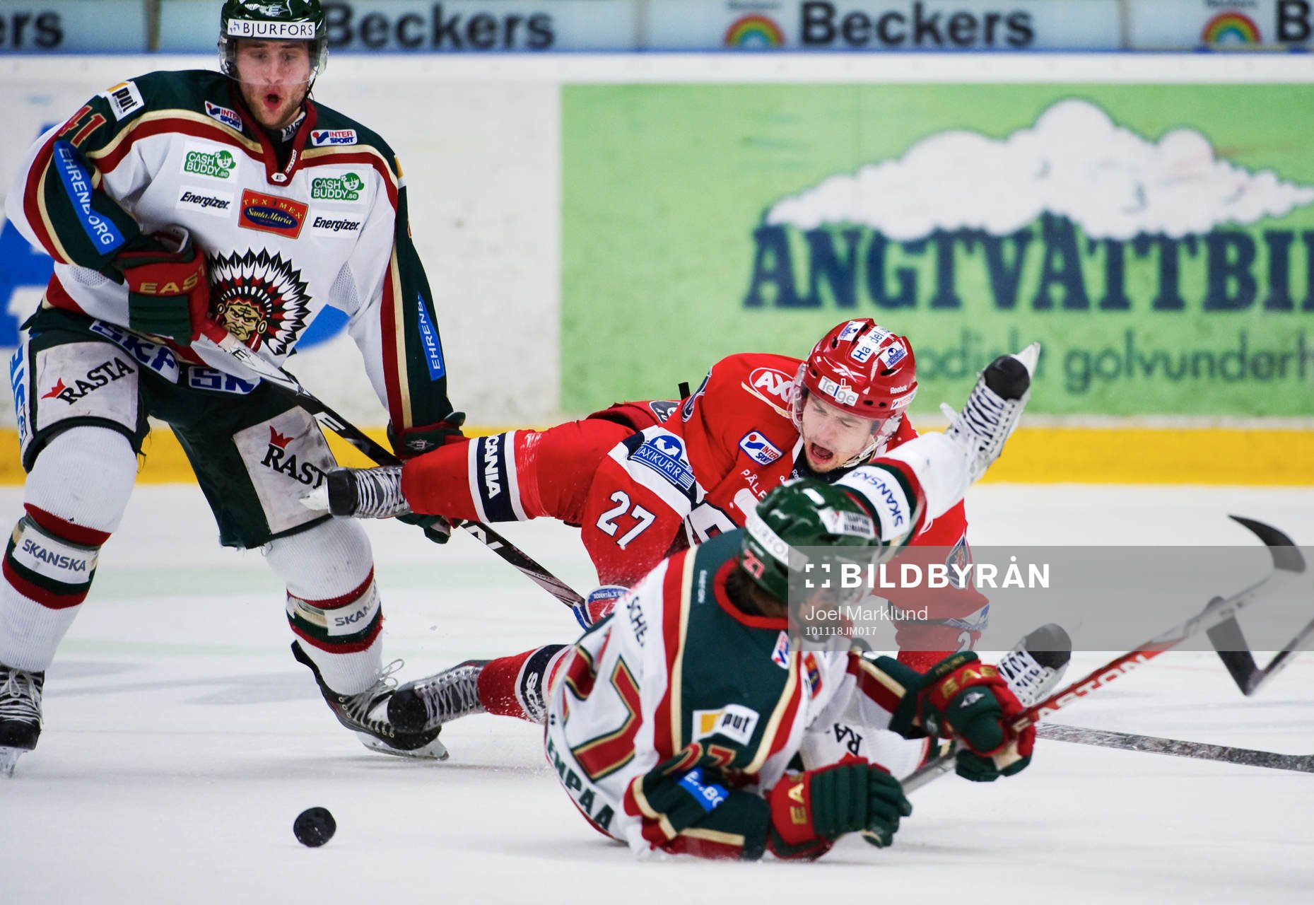 Oscar Hedman, Frölunda, Patrik Carlsson, Södertälje, och