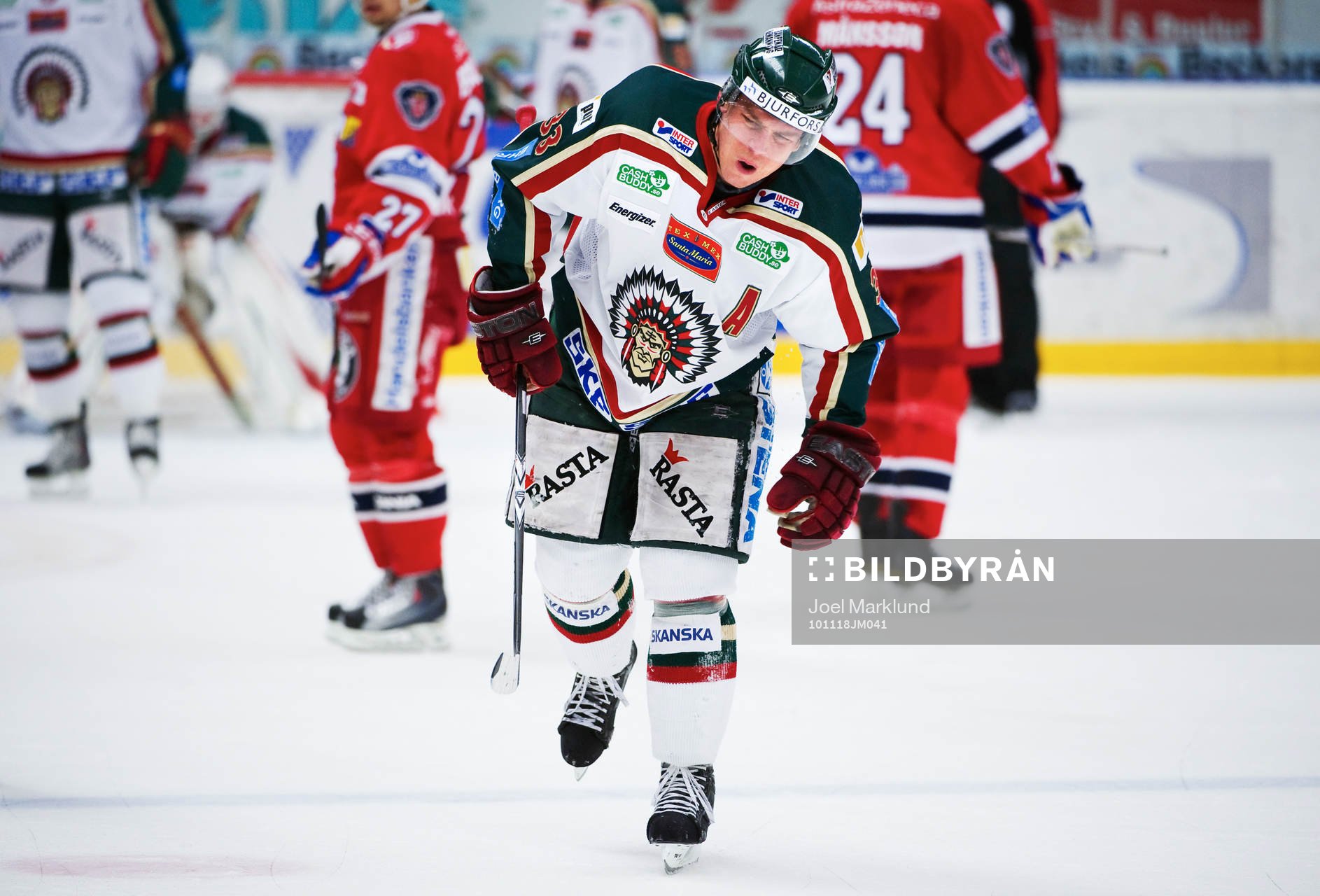 Riku Hahl, Frölunda, har ont