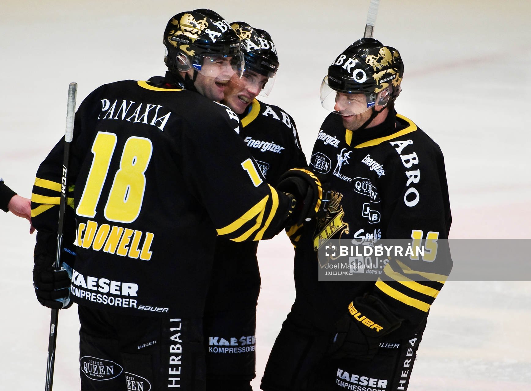 Kent McDonell, Daniel Rudslätt och Rastislav Pavlikovsky,