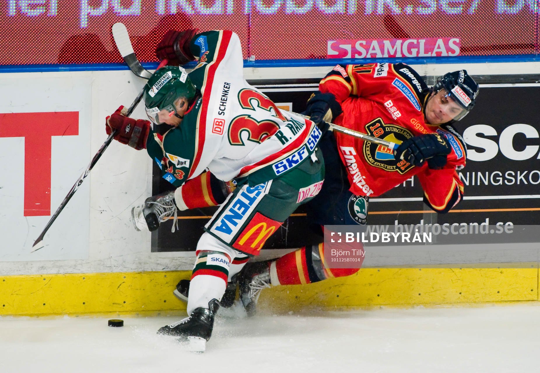Riku Hahl, Frölunda och Daniel Widing, Djurgården