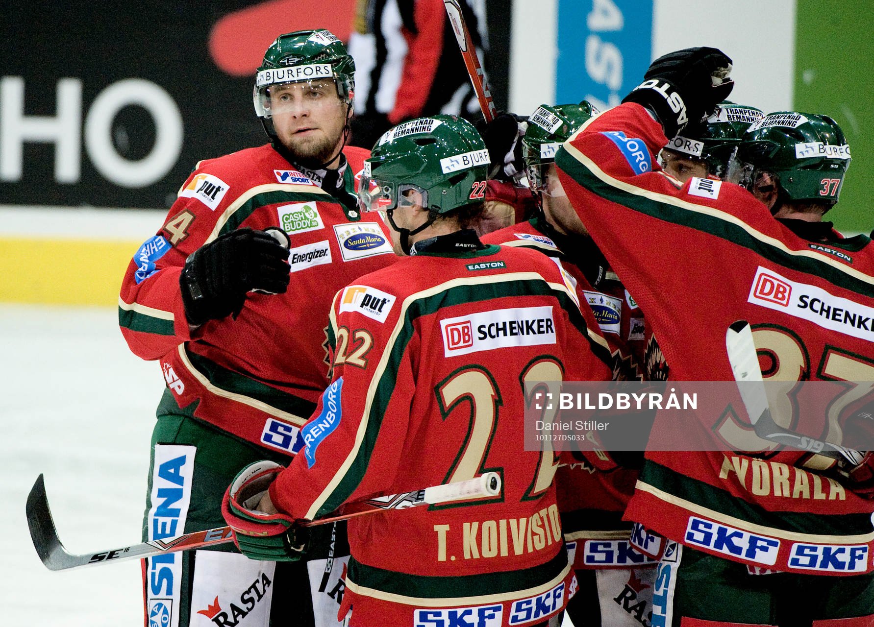 Pavel Skrbek, Frölunda, gör 2-2 , jubel