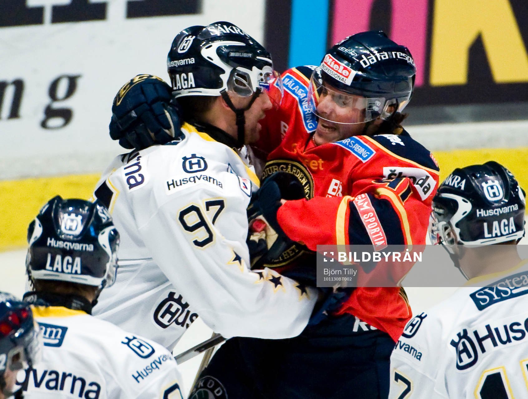Per Ledin, HV71 och Daniel Widing, Djurgården
