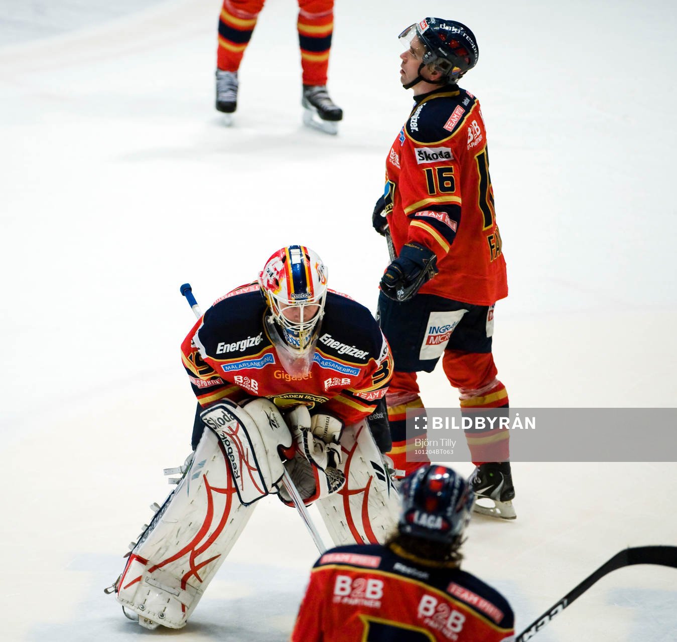 Stefan Ridderwall, målvakt och Nichlas Falk, Djurgården