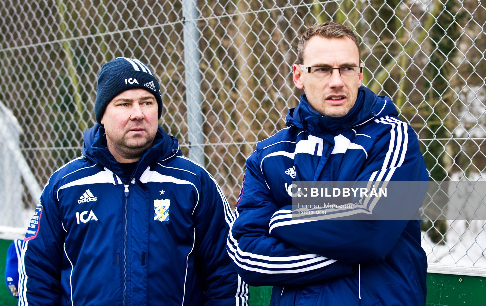 Stefan Rehn och Jonas Olsson, tränare