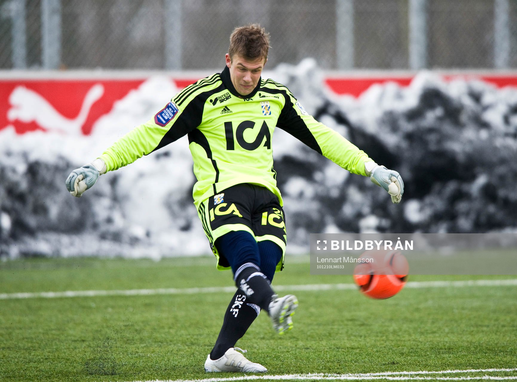  Erik Dahlin, målvakt.