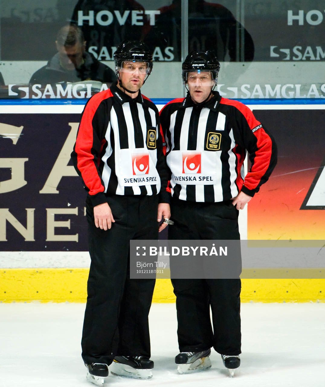 Mikael Noord och Thomas Andersson, domare