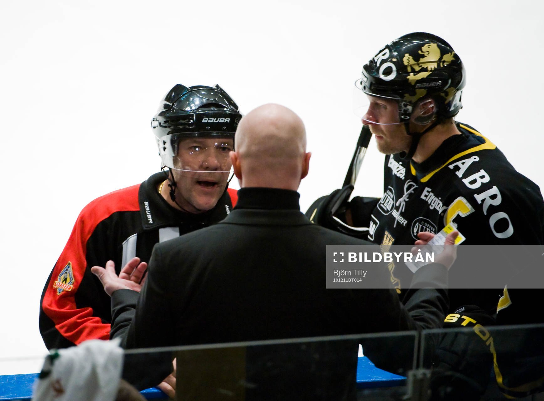 Thomas Andersson, domare, Roger Melin, tränare och Dick