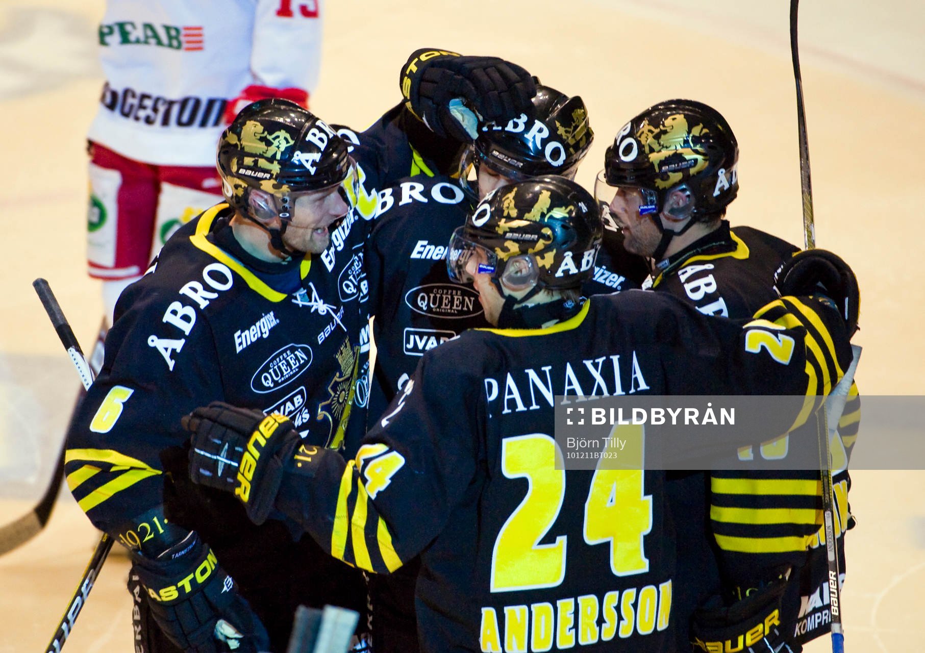 Målglädje, jubel AIK
