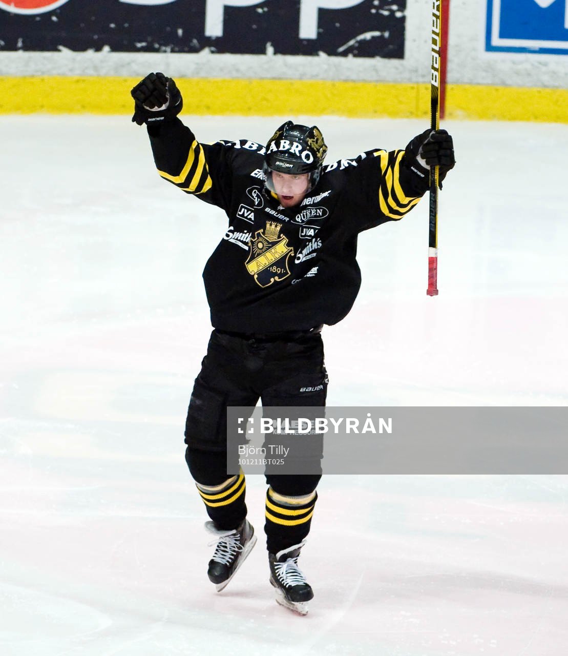 Oscar Ahlström, AIK, jubel