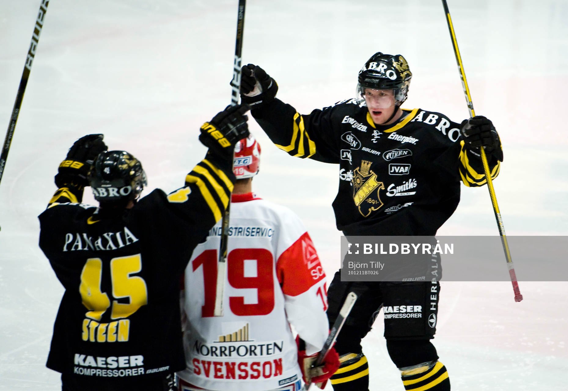 Oscar Ahlström, AIK, jubel