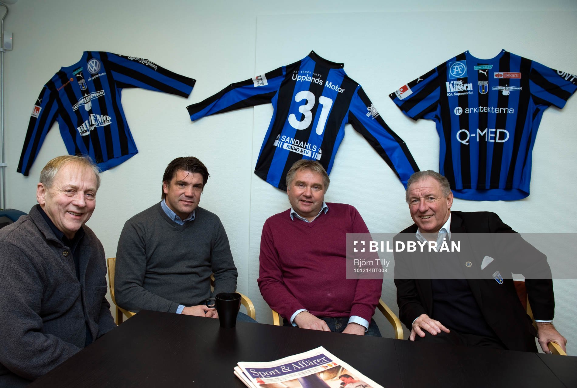 Bengt Ågerup, Bosse Andersson, Pelle Nohr och Lasse