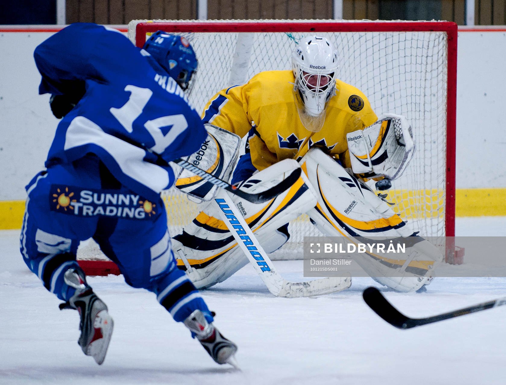 Richard Mutze, målvakt Sverige, Jusson Ikonen, Finland