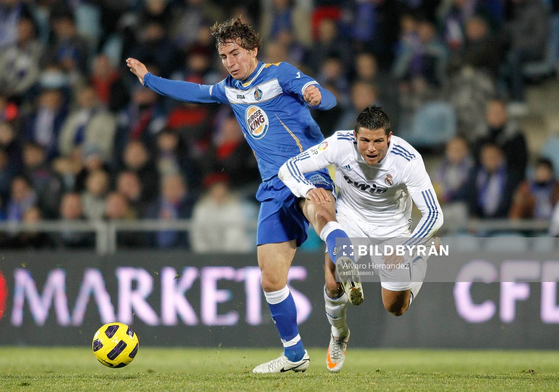 Cristiano Ronaldo, Real Madrid och Pedro Mosquera, Getafe