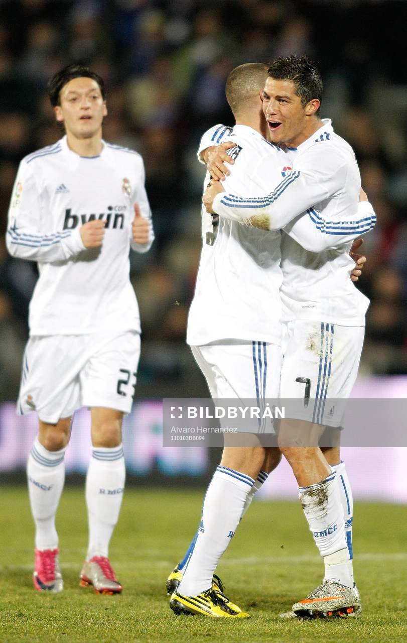 Karim Benzema och Mesut Özil, Real Madrid (Jubel)