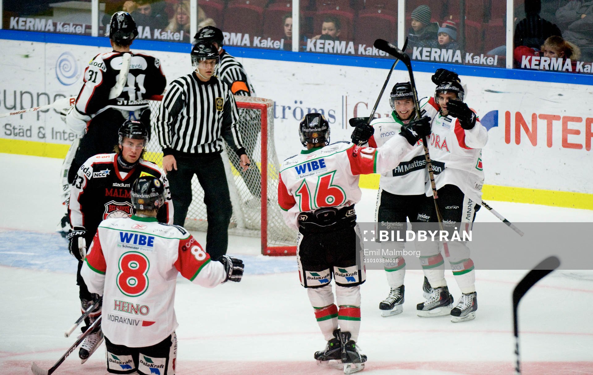 Mikael Zettergren, Mora. Jubel. 1-0