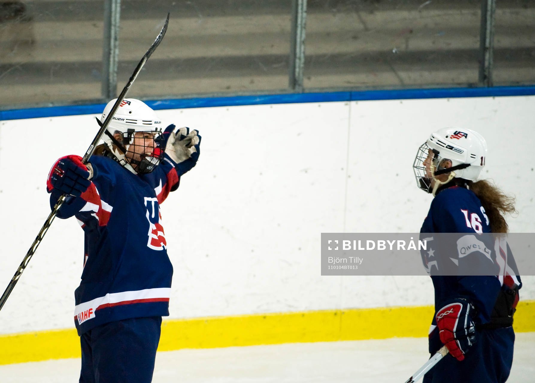 Alex Carpenter och Haley Skarupa, USA, jubel