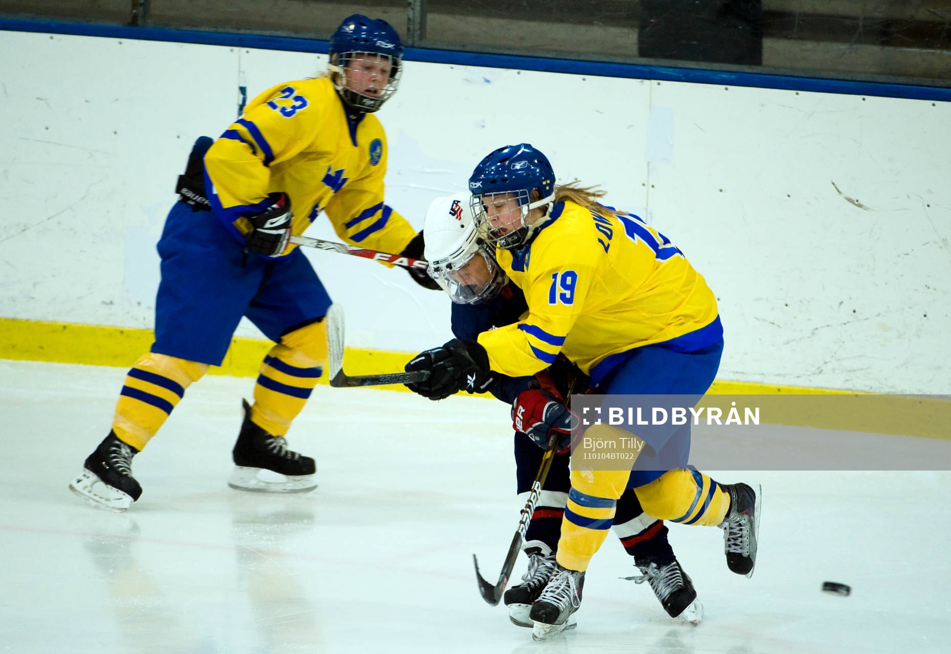 Olivia Nyström, Sverige, Hannah Brandt, USA och Michelle