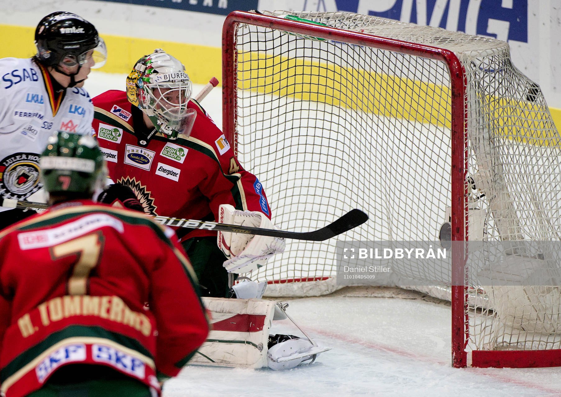 Sebastian Enterfeldt, Luleå, gör 1-3, bakom Johan