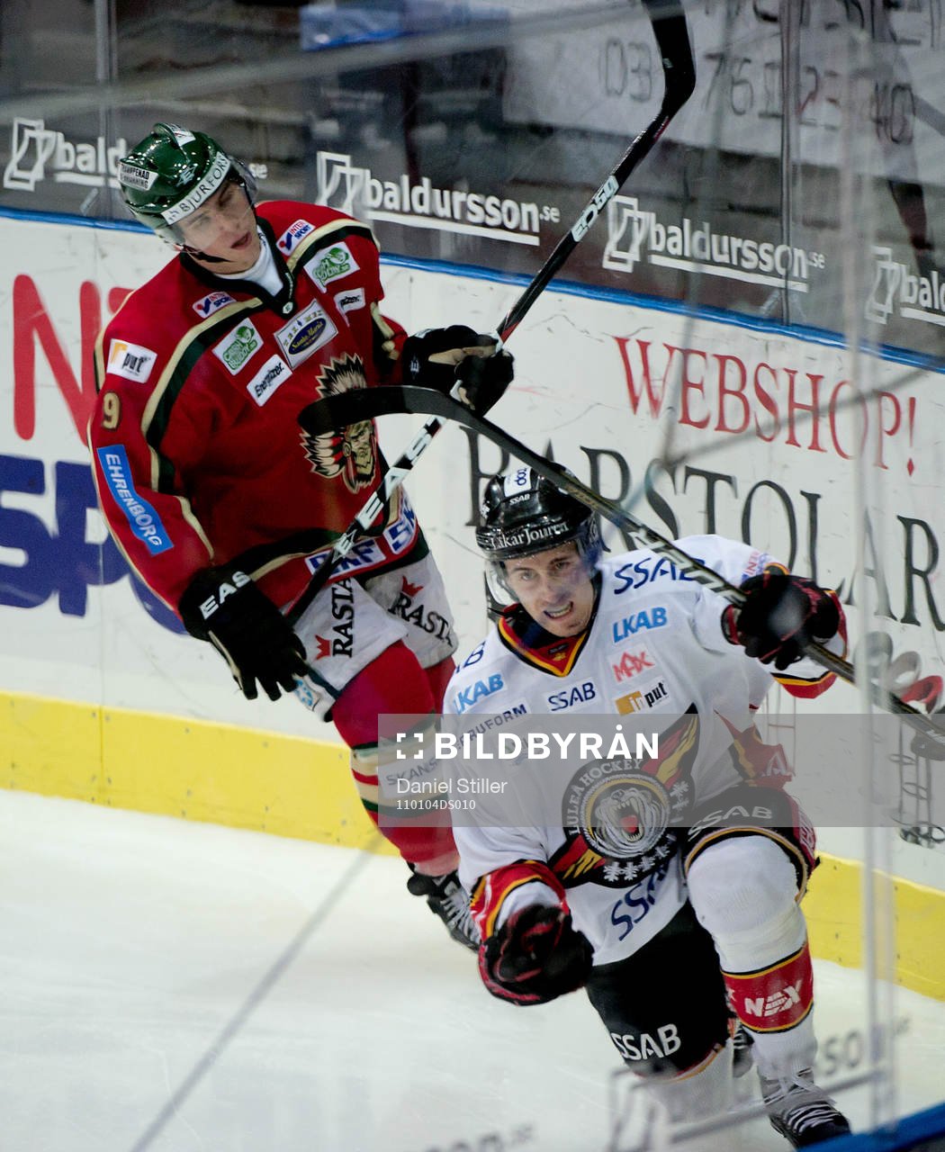 Sebastian Enterfeldt, Luleå, gör 1-3, jubel, Tobias