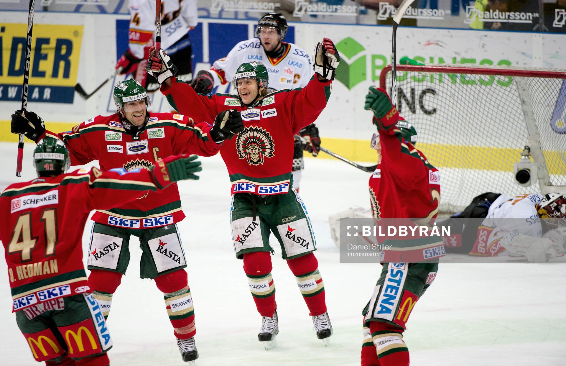 Niklas Andersson, Oscar Hedman, Joel Lundqvist och Tomi